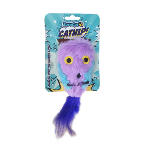EuroCat Kedi Oyuncağı Pembe Baykuş - 1