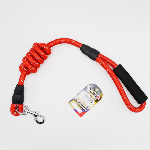 EuroDog Köpek Uzatma Reflktrlü  14mmx120cm Kırmızı - 1