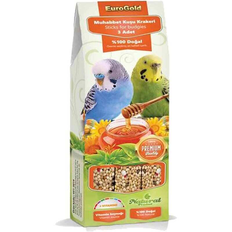 EuroGold Muhabbet Ballı Kraker Üçlü 95 Gr.