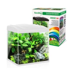 Eurostar Akdeniz 380 Beyaz Akvaryum Seti Led 38 X 26 X 40,5 Cm