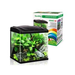 Eurostar Akdeniz 380 Siyah Komple Akvaryum Seti Led 38 X 26 X 40,5 Cm