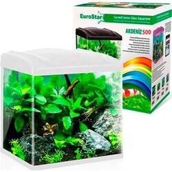 Eurostar Akdeniz 500 Beyaz Akvaryum 4W Led (50X30X45) - 4