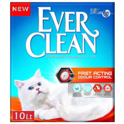 Ever Clean Fast Acting Doğal Bitki Özlü Topaklaşan Kedi Kumu 10 Litre - 1