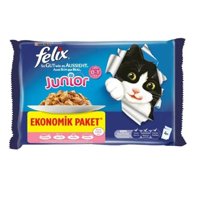 Felix Yavru Kedi Avantajlı Paket 4x85 Gr - 1