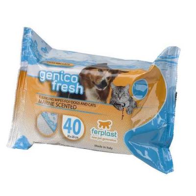 Ferplast Genico Fresh Ferahlatıcı Kedi Köpek Temizlik Mendili - 1