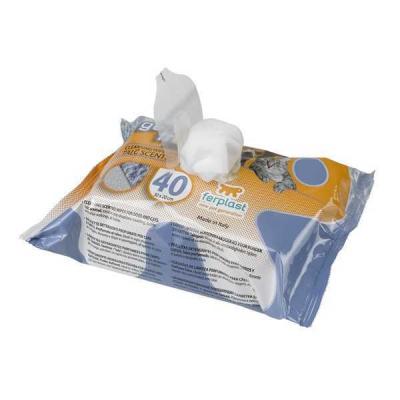 Ferplast Genico Fresh Pudra Kokulu Kedi Köpek Temizlik Mendili - 2