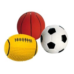 Ferplast Pa 5536 Sesli Latex Rugby Topu Köpek Oyuncağı 9.3 Cm (1)
