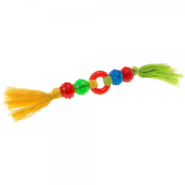 Ferplast Plastik Oyuncaklı Köpek Diş İpi 32 Cm 6419 (1)