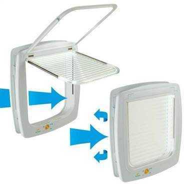 Ferplast Swing 15 Beyaz Köpek Kapısı 29,7X 34,5 Cm - 1