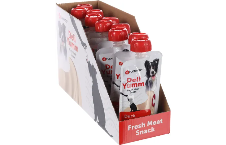 FLAMINGO DELI YUMM FRESH MEAT SNACK DUCK 90GR - 2