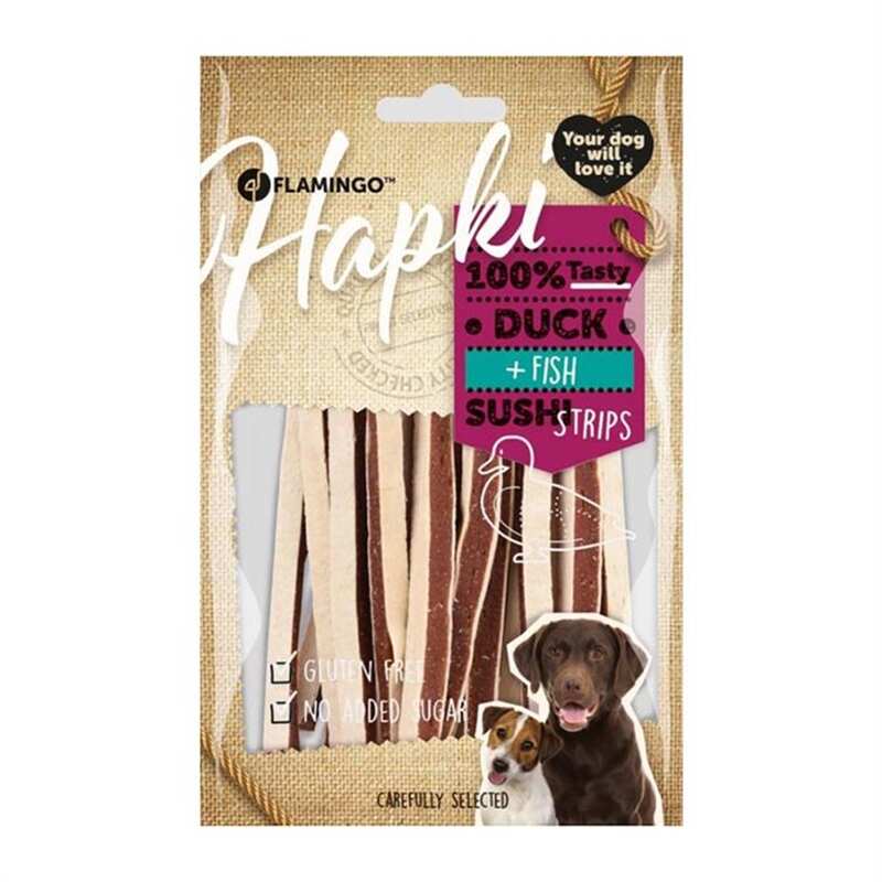 Flamingo Hapki Ördekli Balıklı Şerit Köpek Ödülü 85 Gr.