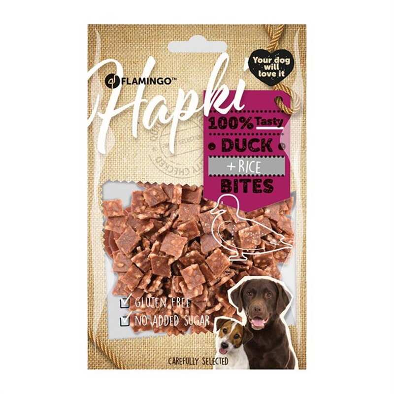 Flamingo Hapki Ördekli Pirinçli Köpek Ödülü 85 Gr.