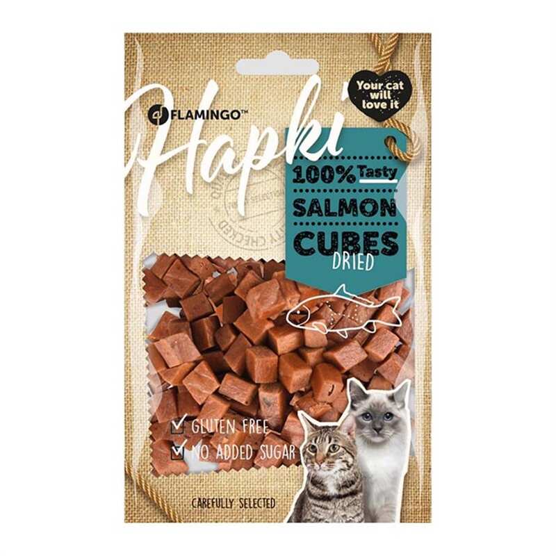 Flamingo Hapki Somon Balıklı Küp Kedi Ödülü 85 Gr.