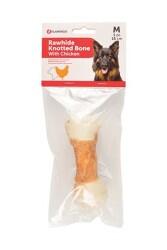 Flamingo Tavuk Eti Sargılı Düğüm Kemik Köpek Ödülü 15 Cm Medium - 2