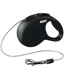 Flexi New Classic Otomatik İp Gezdirme Xs 3 Mt Siyah