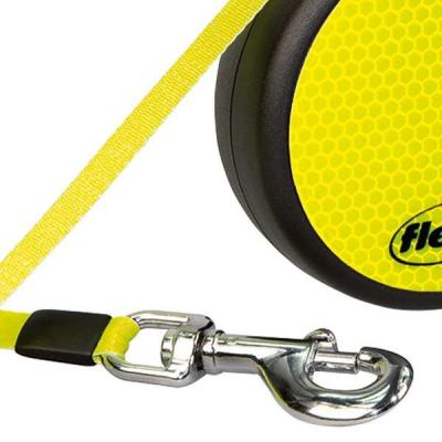 Flexi New Neon Otomatik Sarı Şerit Gezdirme Large 5 Mt - 2