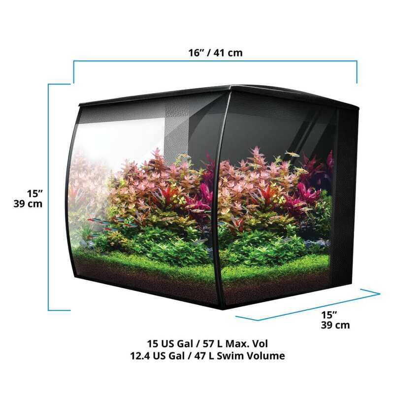 Fluval Flex 2.0 Siyah 57L (1)