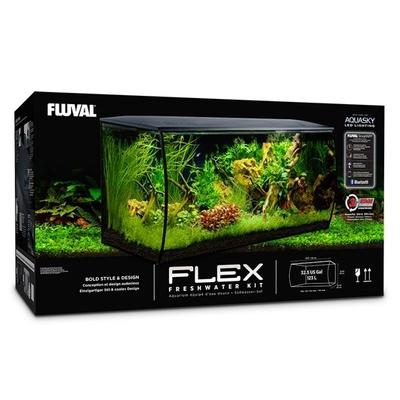 Fluval Flex Akvaryum 123 Litre Siyah - 1