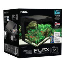 Fluval Flex Akvaryum 34 Litre Siyah