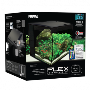 Fluval Flex Akvaryum 34 Litre Siyah - 1