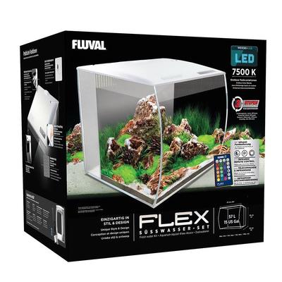 Fluval Flex Akvaryum 57 Litre Beyaz - 1