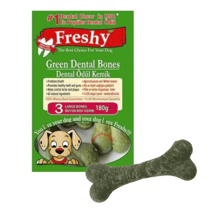 Freshy Ağız Kokusu Önleyici Kemikler 3 Büyük Boy - 1