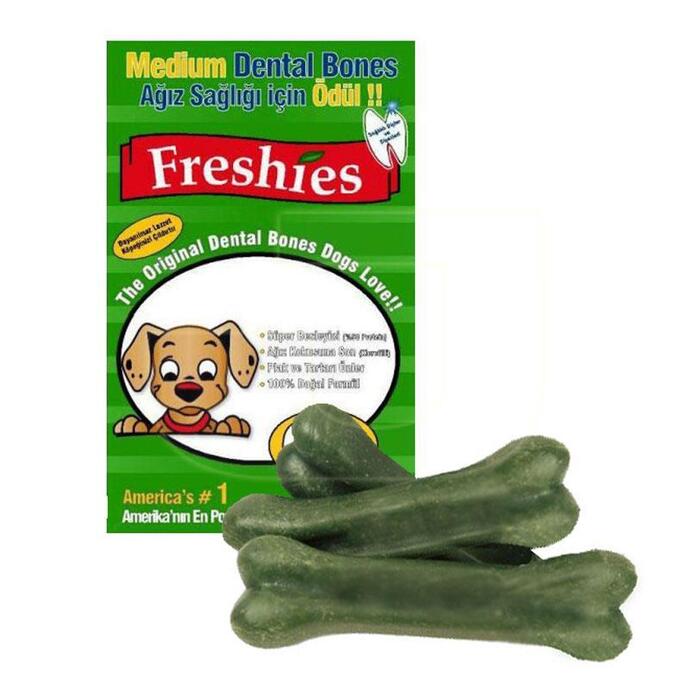 Freshy Ağız Kokusu Önleyici Kemikler 6 Adet Orta Boy - 1