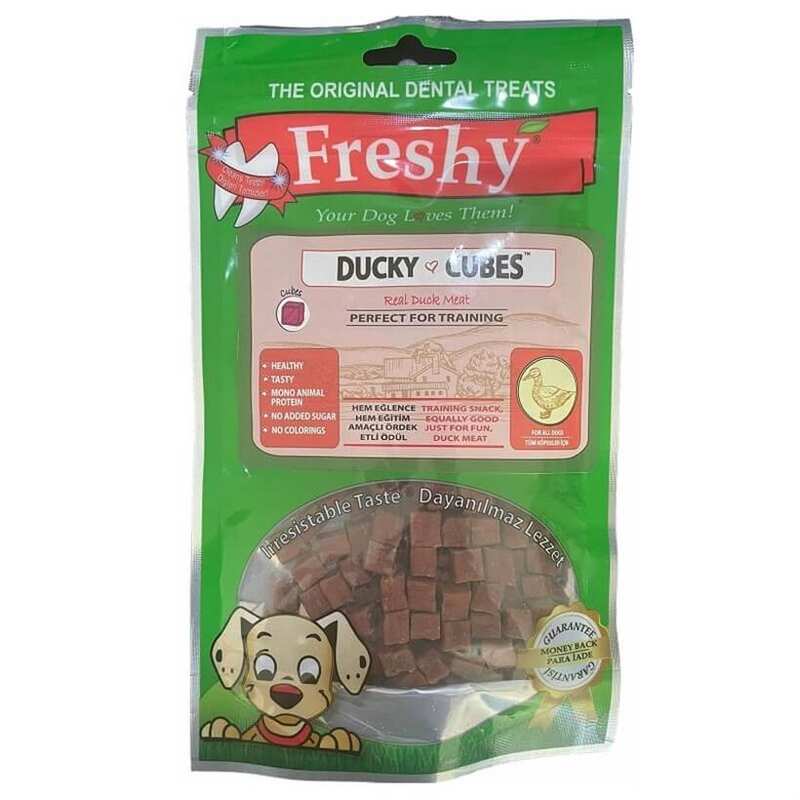 Freshy Ducky Cubes Ördekli Küpler Köpek Ödülü 80G