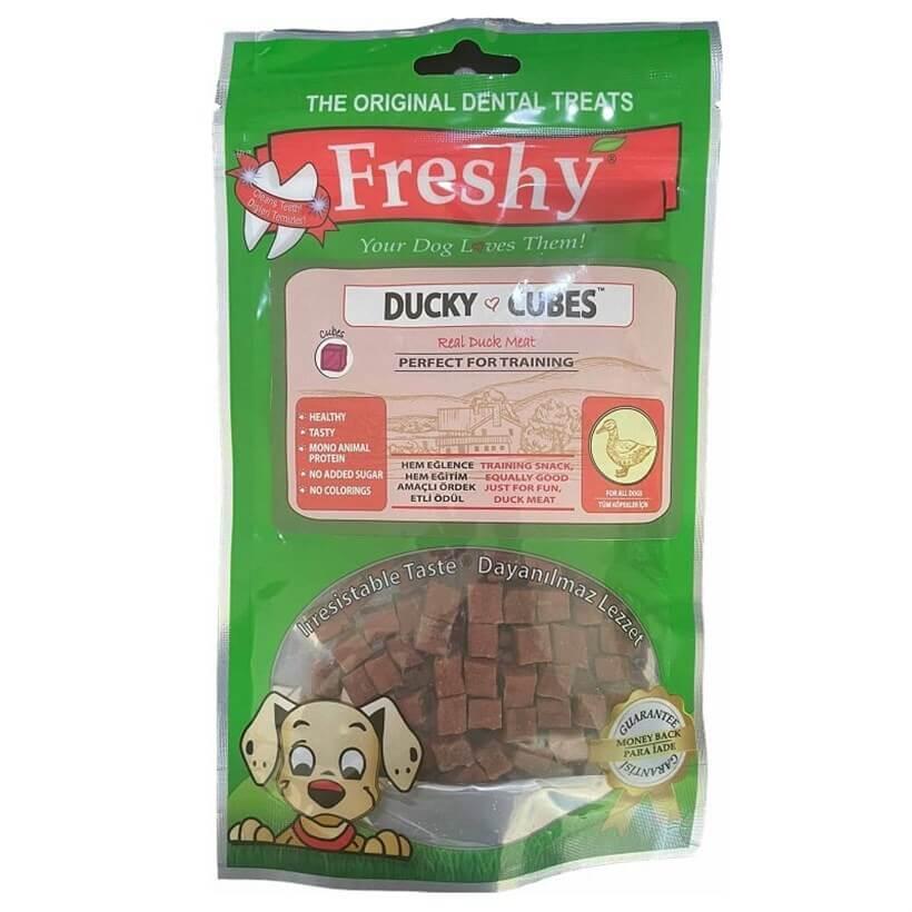 Freshy Ducky Cubes Ördekli Küpler Köpek Ödülü 80G - 1