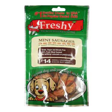 Freshy Mini Sausages Tahılsız Sosis Köpek Ödülü 100 gr 20 Adet