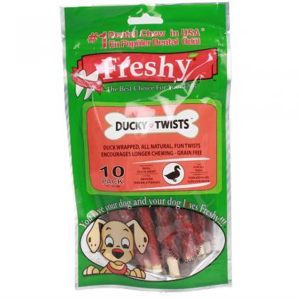 Freshy Ördek Kaplı Sütlü Burgu Köpek Ödülü 13 Cm. 90 Gr. - 1