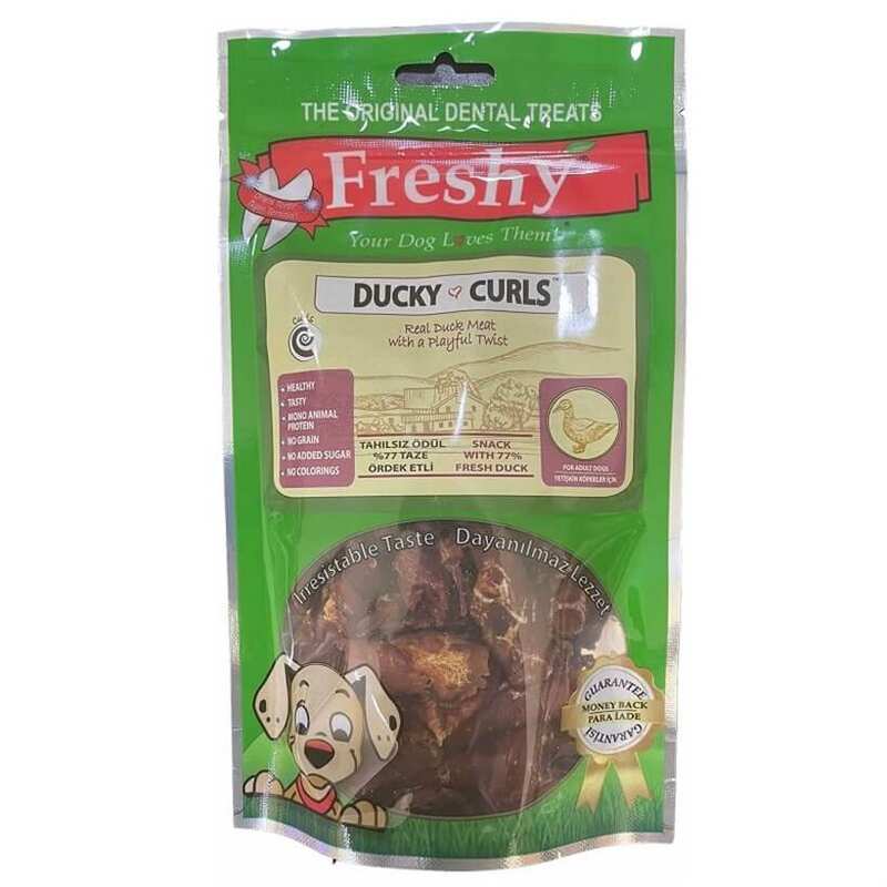 FRESHY TAHILSIZ KÖPEK ÖDÜL ÖRDEK ETLİ 55 GR