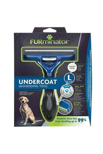 Furminator Kısa Tüylü Köpekler İçin Tüy Toplayıcı Tarak Short Hair L