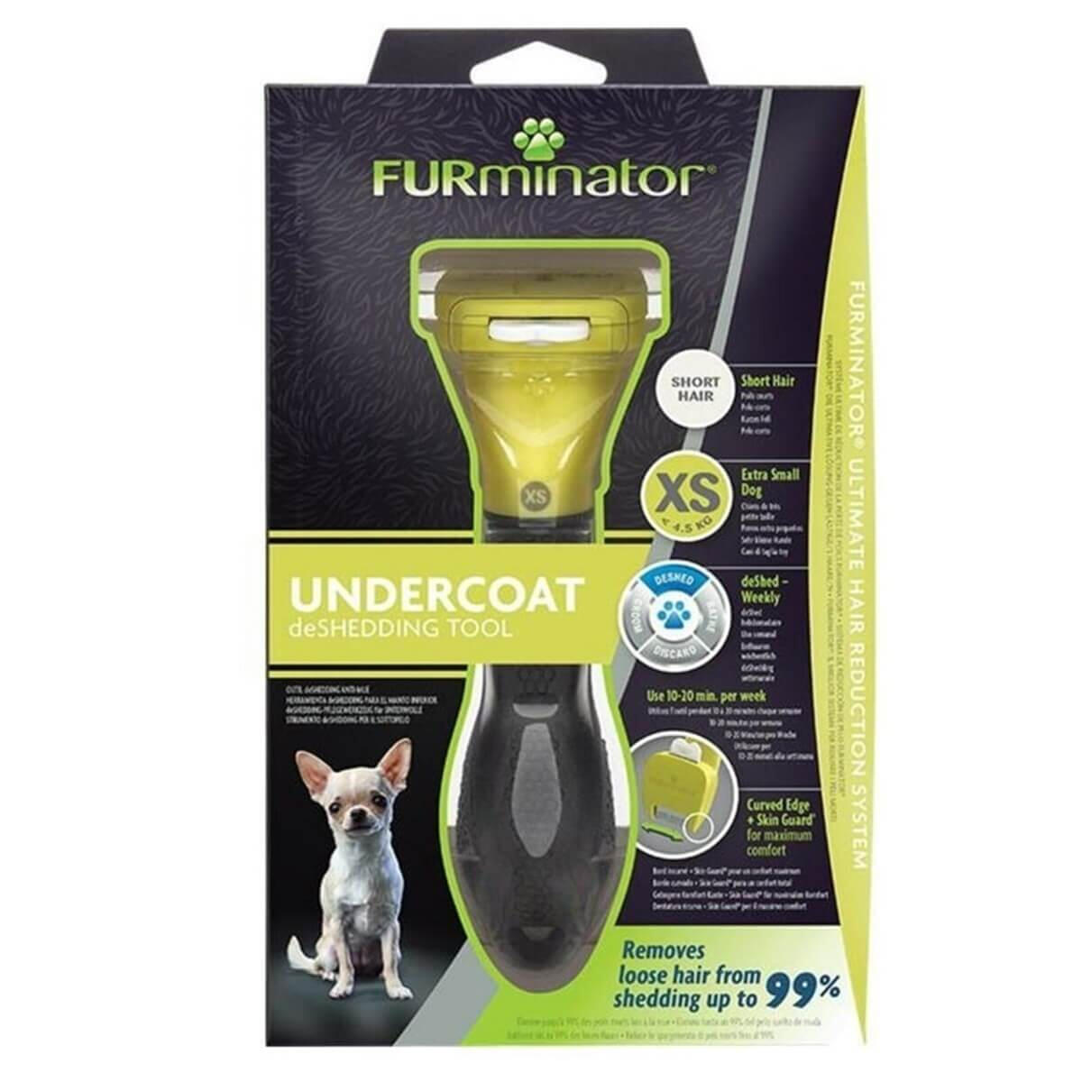 Furminator Kısa Tüylü Küçük Irk Köpek Tarağı Xs - 1