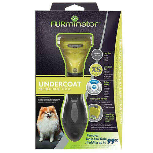 Furminator Long Hair Uzun Tüylü Köpek Tarağı Xsmall - 1