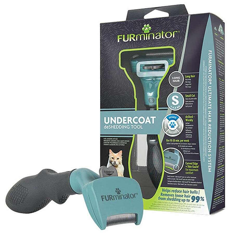 Furminator Uzun Tüylü Kediler İçin Tüy Toplayıcı Tarak Long Hair S - 1