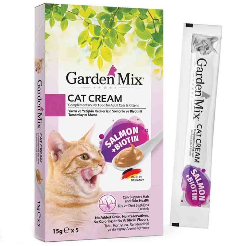 Gardenmix Somon&Biyotin Kedi Kreması 5*15gr