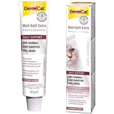 Gimcat Malt-Soft-Extra Tüy Yumağı Kontrol Kedi Macunu 20 Gr - 1