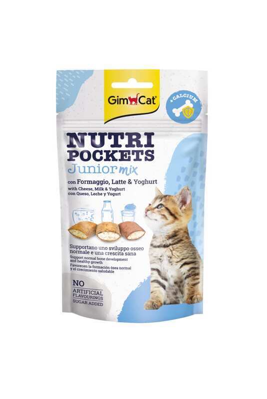 Gimcat Nutripockets Junior Mix Kedi Ödül Tableti 60 Gr. (1)