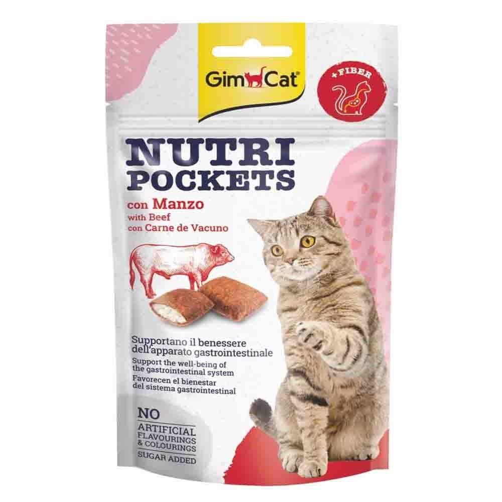 Gimcat Nutripockets Kedi Ödülü Biftekli Malt 60 Gr - 1