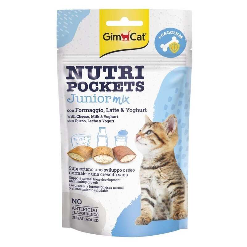 Gimcat Nutripockets Kedi Ödülü Junior Mix 60Gr