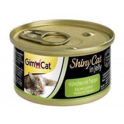 Gimcat Shinycat Jöleli Tavuklu Papayalı Kedi Konservesi 70 Gr. - 1