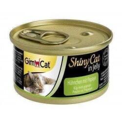 Gimcat Shinycat Jöleli Tavuklu Papayalı Kedi Konservesi 70 Gr. - 3