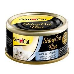 Gimcat Shinycat Kıyılmış Tuna Balığı Ançuez Kedi Konservesi 70 Gr. - 4