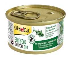 Gimcat Shinycat Super Food Fileto Tuna Balıklı Kabaklı Kedi Konservesi 70 Gr. - 10