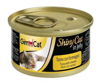 Gimcat Shinycat Ton Balıklı Peynirli Kedi Konservesi 70 Gr. - 1