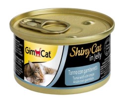 Gimcat Shinycat Tuna Balıklı Karidesli Konserve Mama 70 Gr.