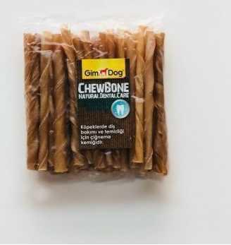 Gimdog Press Burgu Köpek Stick Çubukları 12,5 Cm 300 Gr 50 Li Paket - 1