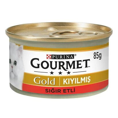 Gourmet Gold Kıyılmış Sığır Etli Kedi Konserve 85 Gr. - 1
