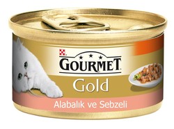 Gourmet Gold Parça Etli Ve Soslu Alabalık Ve Sebzeli 85 Gr.